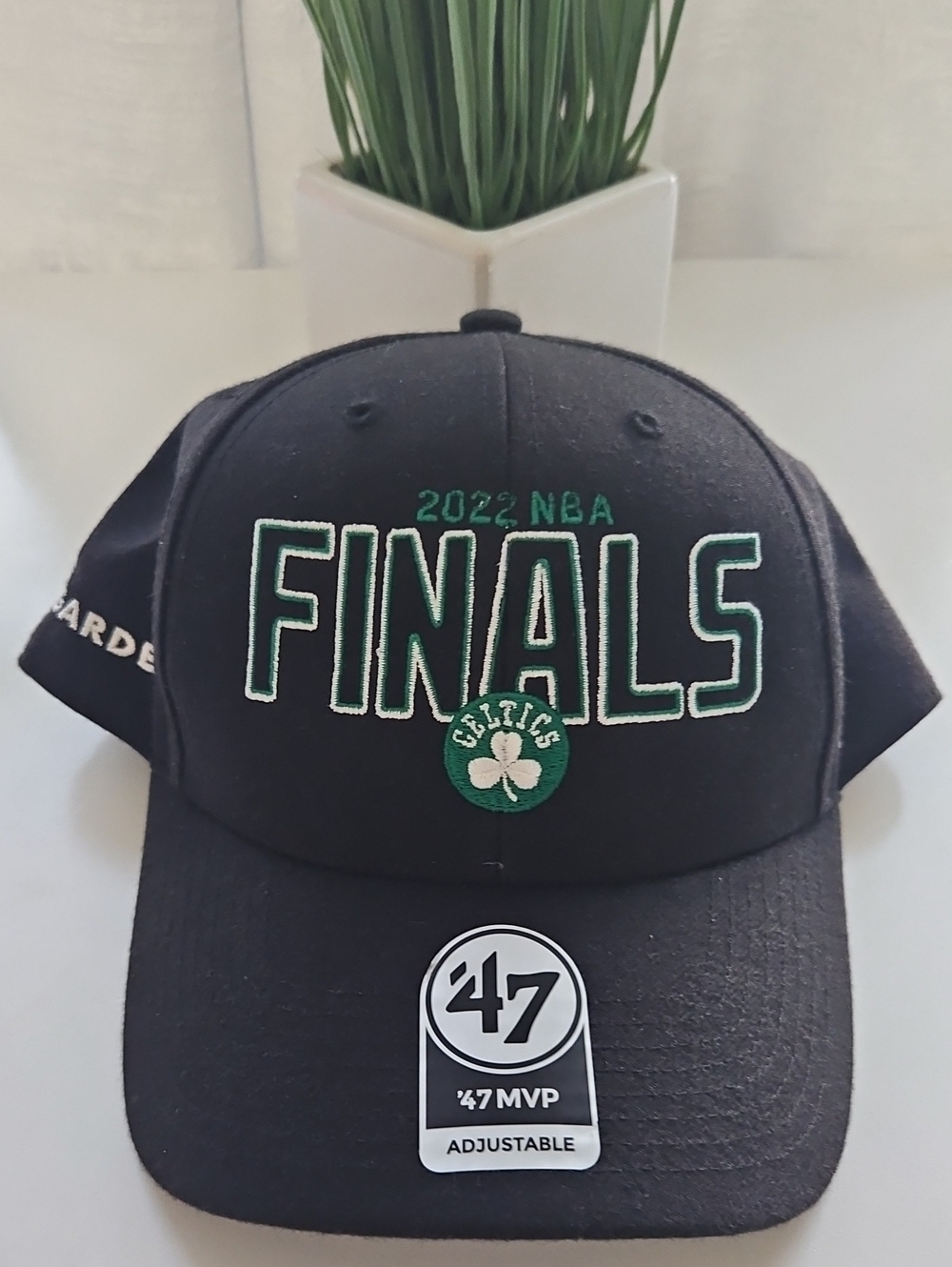 47 Brand Boston Celtics 2022 NBA Finals Black Adjustable Hat